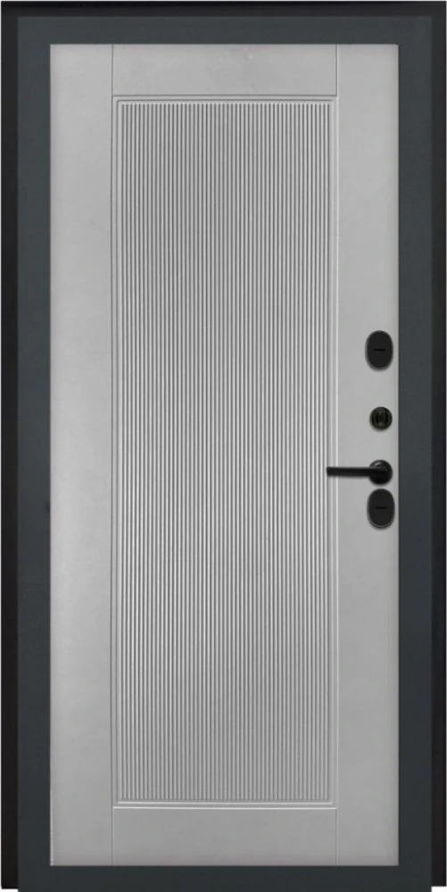 Входная дверь ДвериПРО L-45 ПВХ 10мм Астрод Velutto Grigio DPRO204605 внутренняя сторона